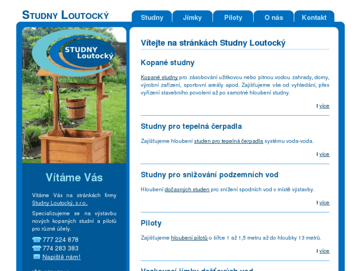 www.studnyloutocky.cz