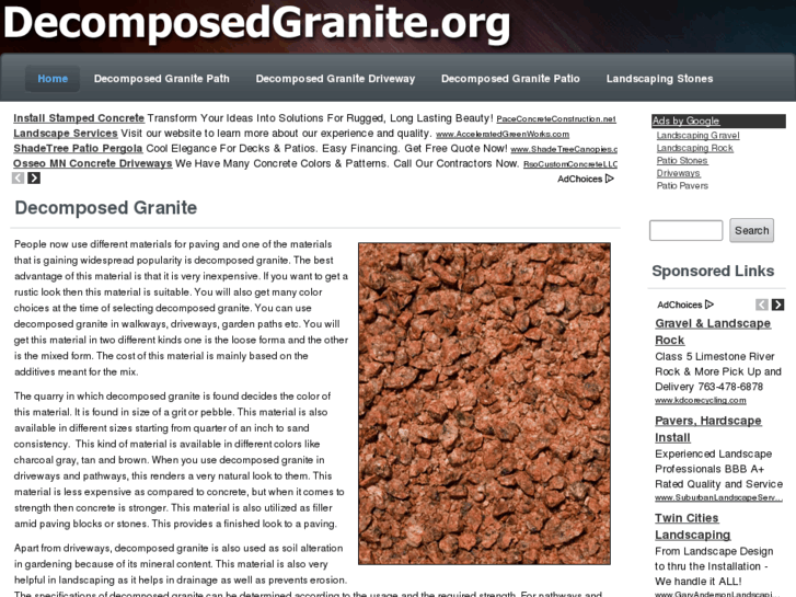 www.decomposedgranite.org