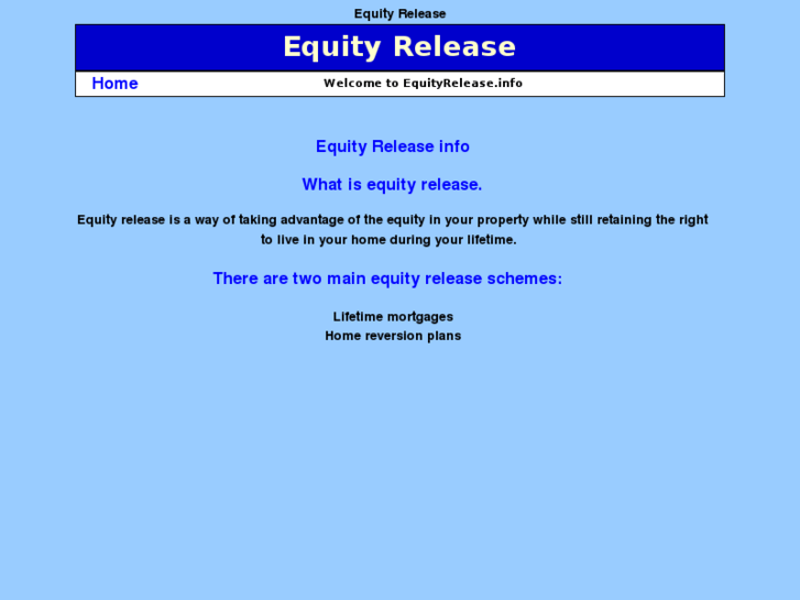 www.equityrelease.info