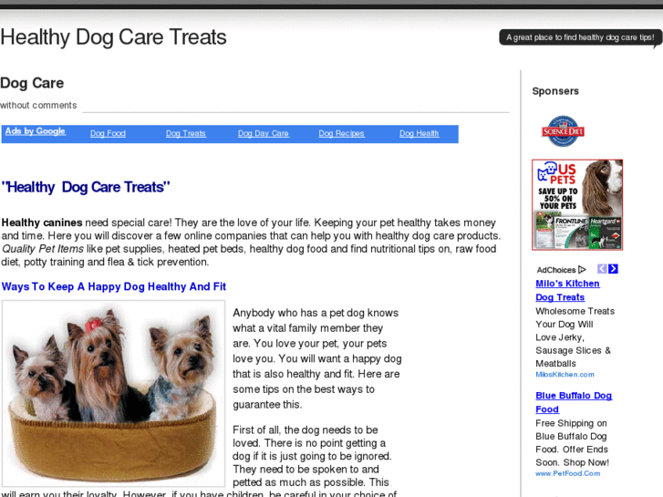 www.healthydogcaretreats.com