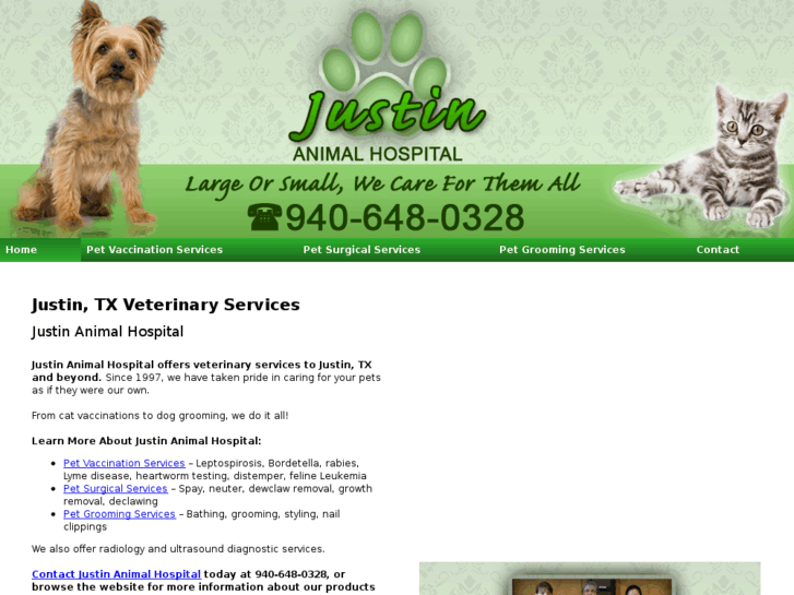 www.justinanimalhospital.net
