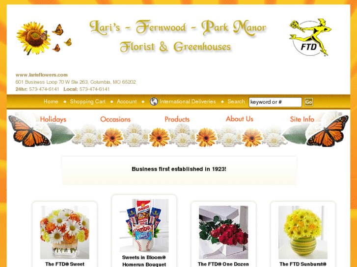 www.larisflowers.com