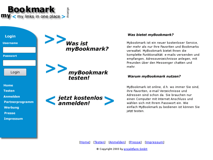 www.mybookmark.de