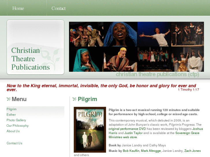 www.pilgrimthemusical.org