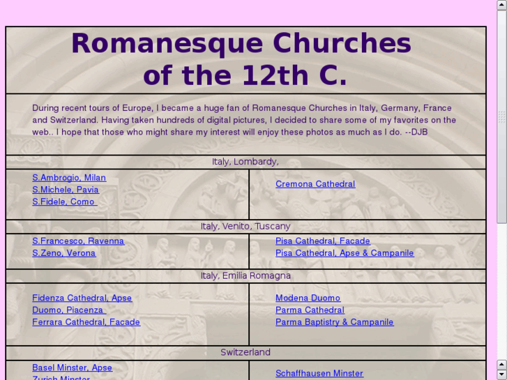 www.romanesquechurches.com