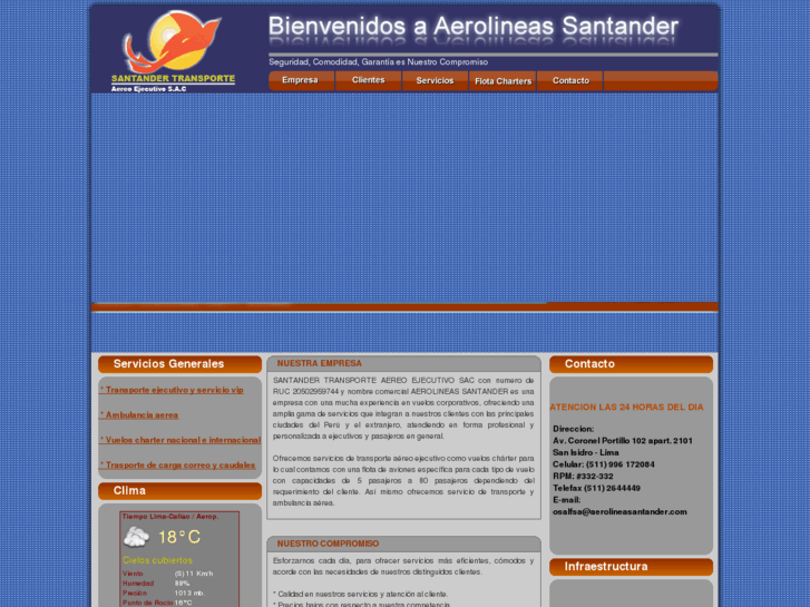 www.aerolineasantander.com