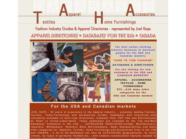 www.appareldatabases.info