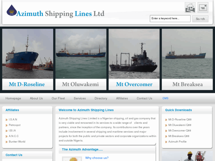 www.azimuthshipping.net