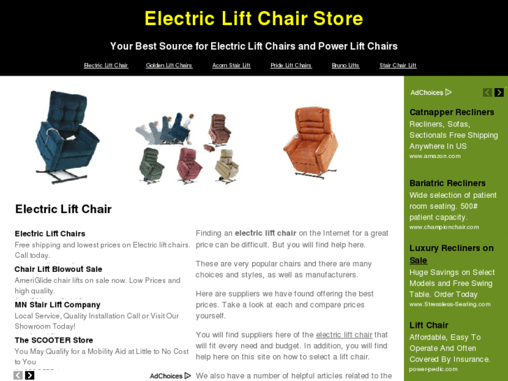 www.electricliftchairstore.com