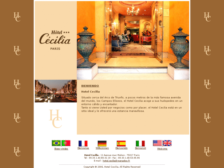 www.hoteles-paris-cecilia.com