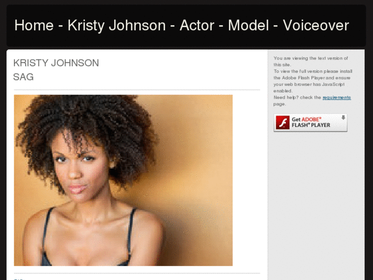 www.kristyjohnsonactress.com