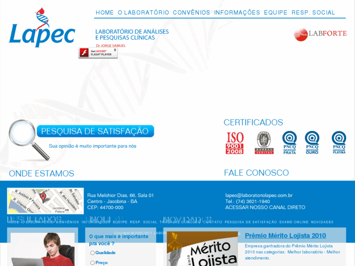 www.laboratoriolapec.com.br