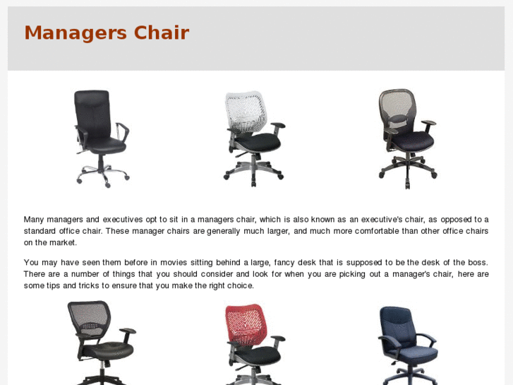 www.managerschair.com