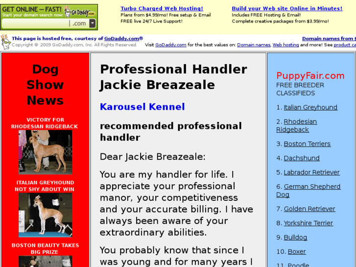 www.professionalhandler.info