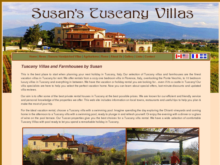 www.susanstuscanyrentals.com