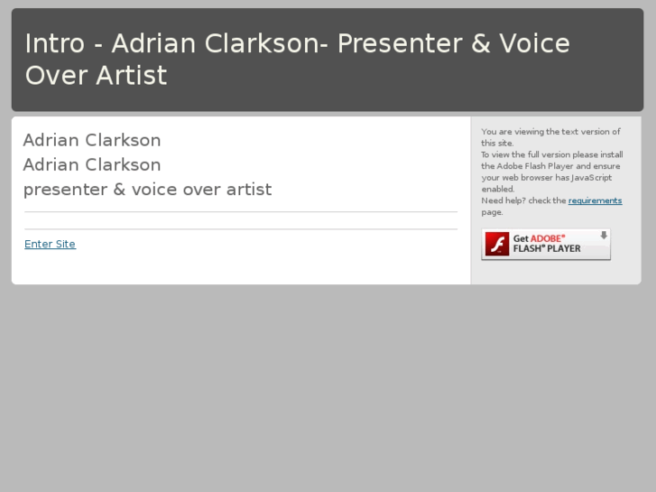 www.adrianclarkson.com