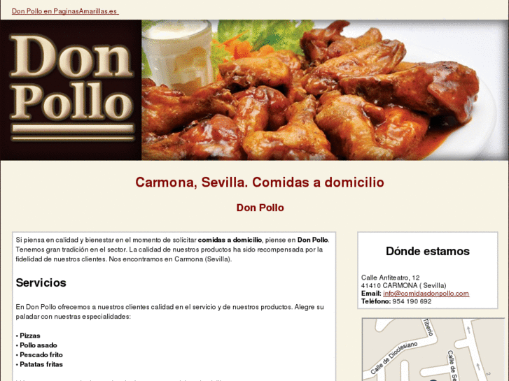 www.comidasdonpollo.com