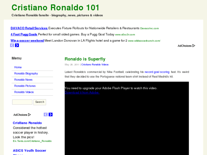 www.cristianoronaldo101.com