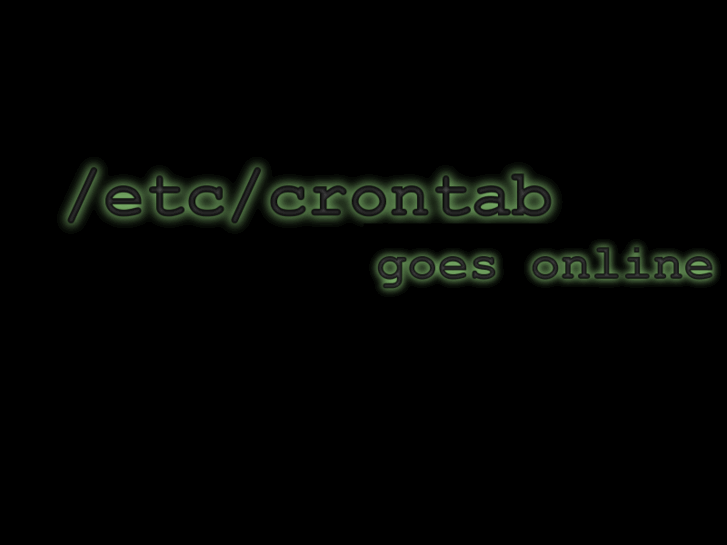 www.crontab.info