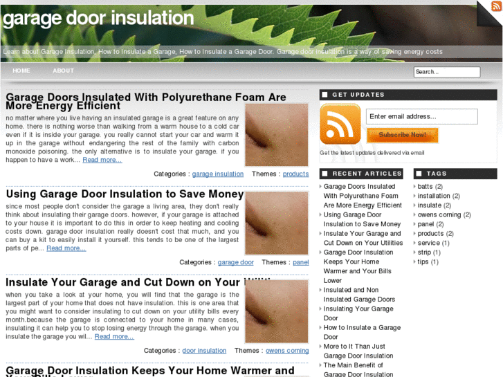 www.garagedoorinsulation.info