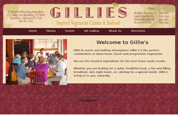 www.gilliesrestaurant.net