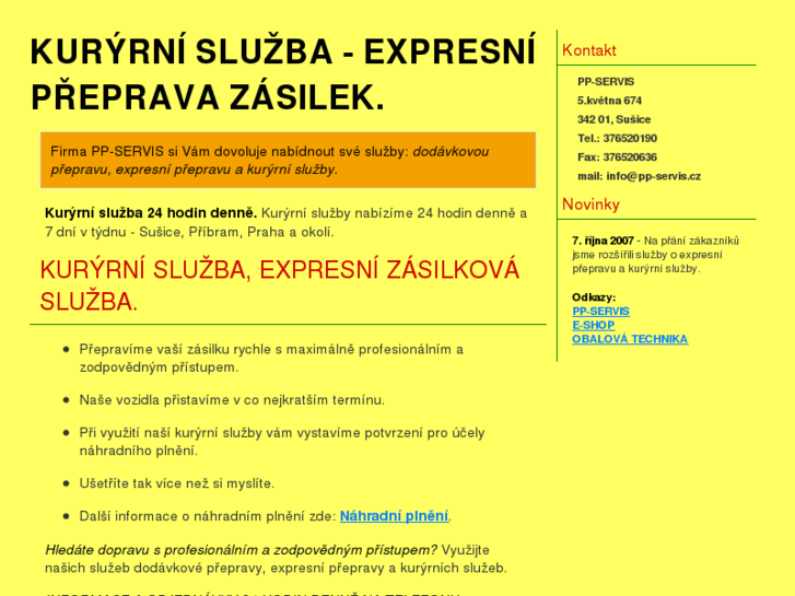 www.kuryrni-sluzba.info