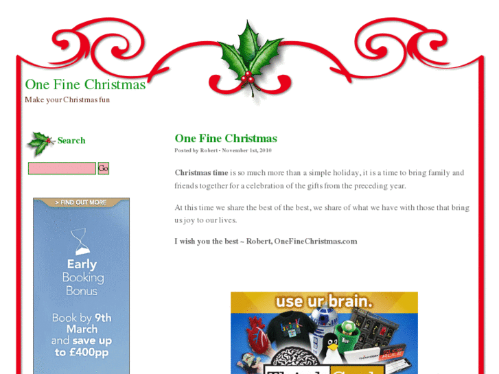 www.onefinechristmas.com