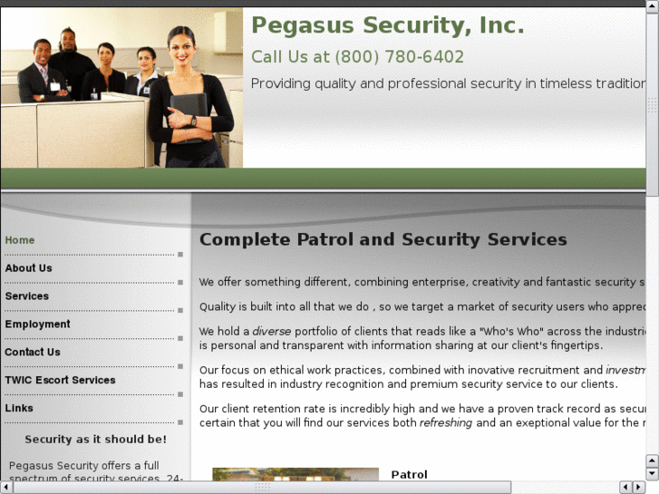 www.pegasussecurity.info