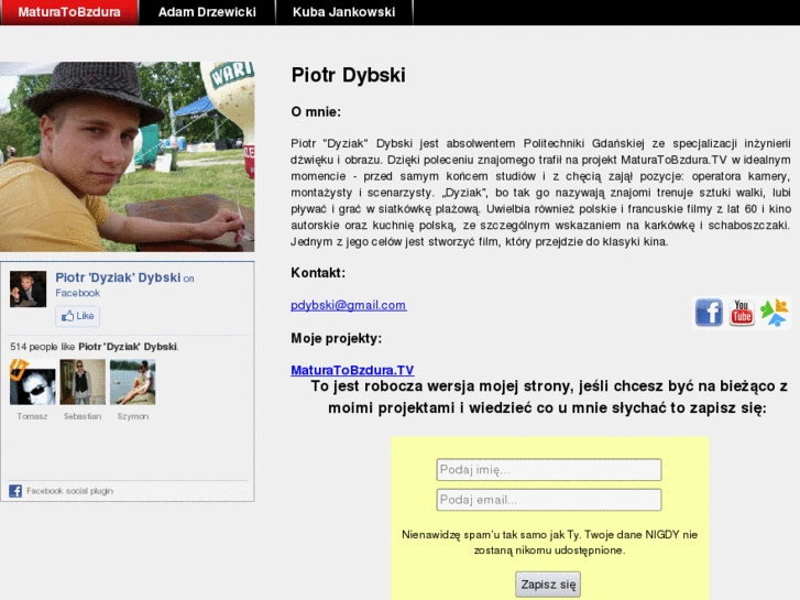 www.piotrdybski.pl