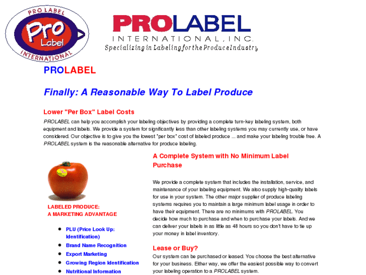 www.prolabelinternational.com