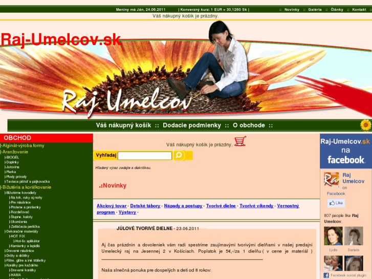 www.raj-umelcov.sk