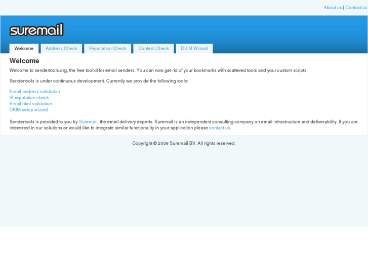 www.sendertools.org