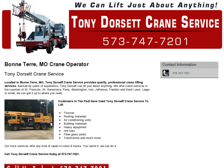 www.tonydorsettcraneservice.com