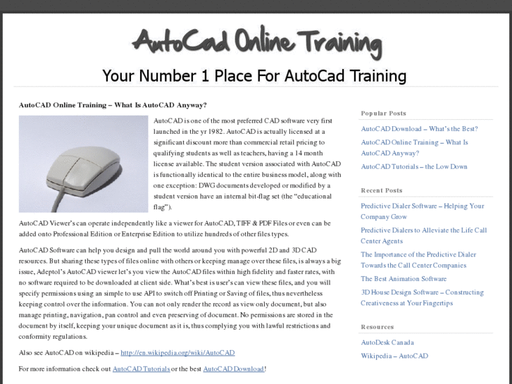www.autocadonlinetraining.com