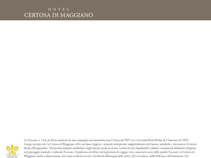 www.certosadimaggiano.com