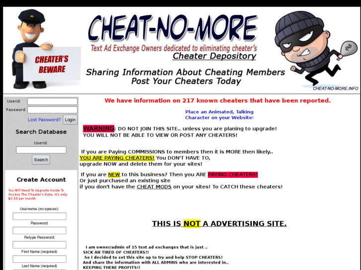 www.cheat-no-more.info