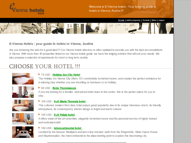 www.eviennahotels.com