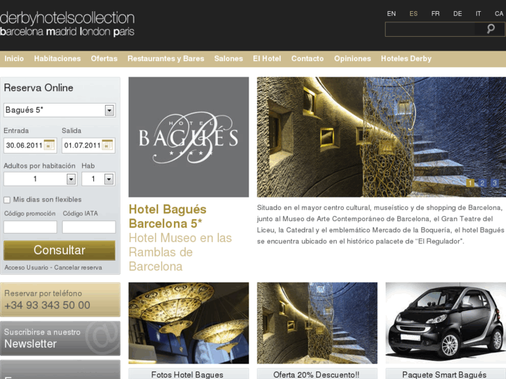 www.hotelbagues.com