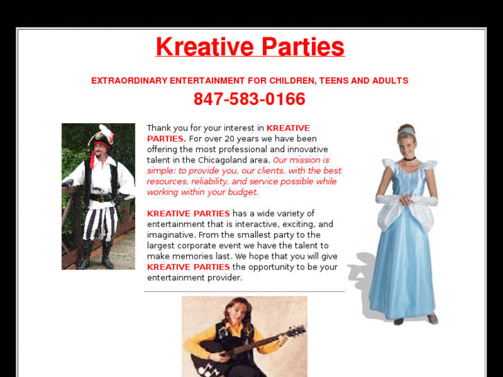 www.kreativeparties.com