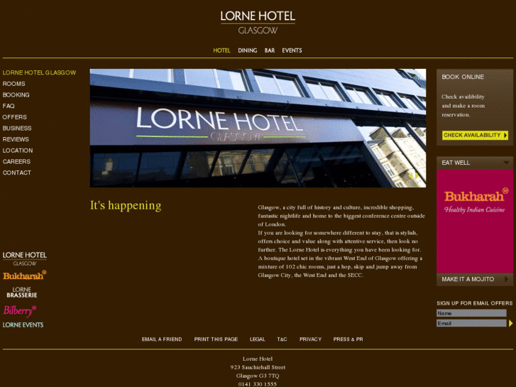 www.lornehotelglasgow.com