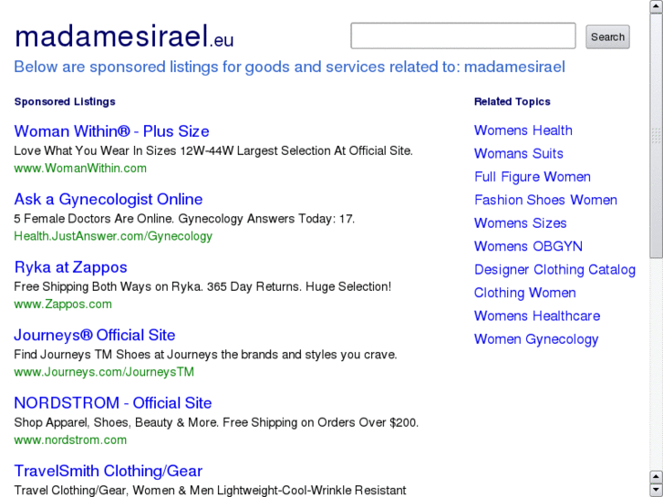 www.madamesirael.eu