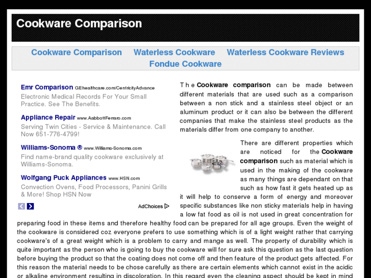 www.cookwarecomparison.net