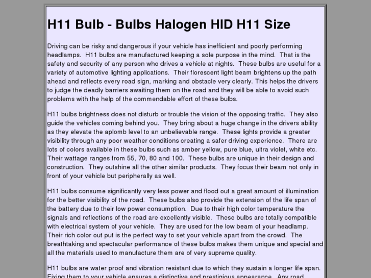 www.h11bulb.com