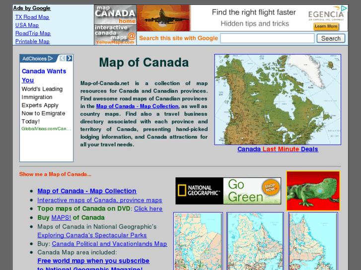 www.map-of-canada.net