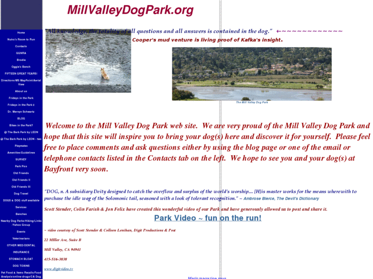 www.millvalleydogpark.com