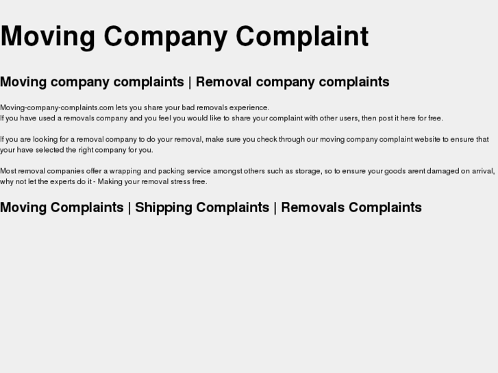 www.moving-company-complaint.com