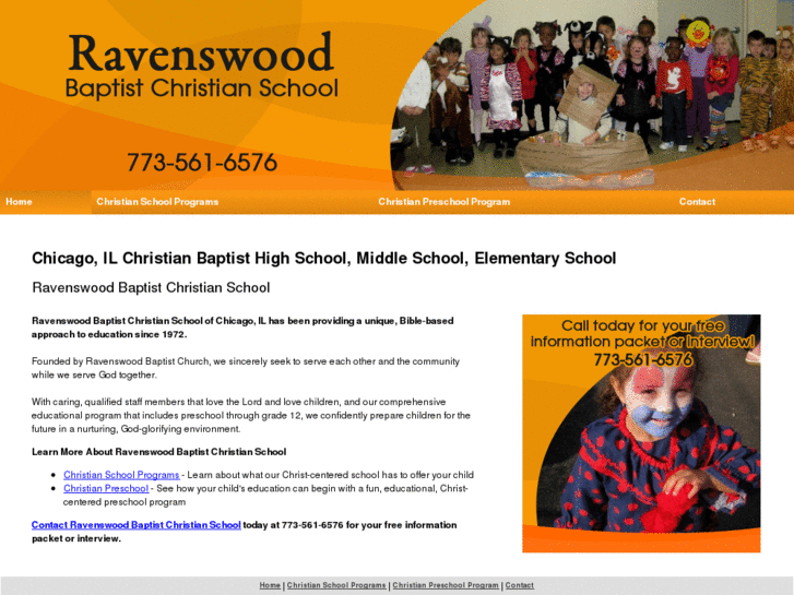 www.ravenswoodbaptistchristianschool.com