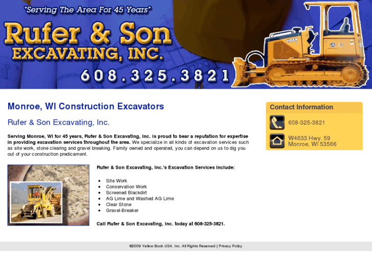 www.ruferandsonexcavatingmonroewisconsin.com