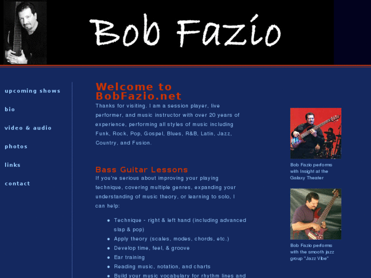 www.bobfazio.net