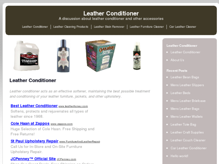 www.leatherconditioner.net